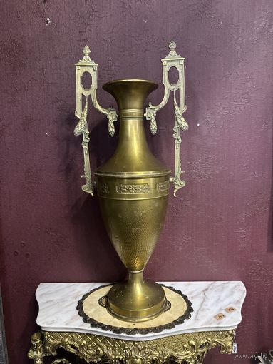 Огромная,старинная, латунная ваза, Европа, много лотов с рубля