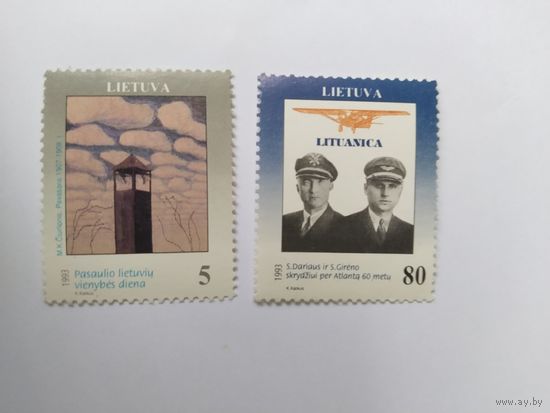 Литва 1993 2м