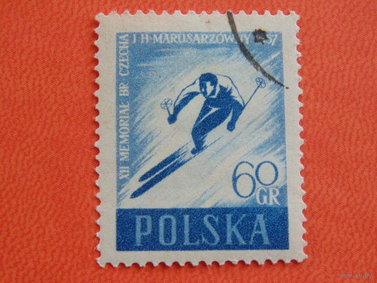 Польша 1957г. Спорт.