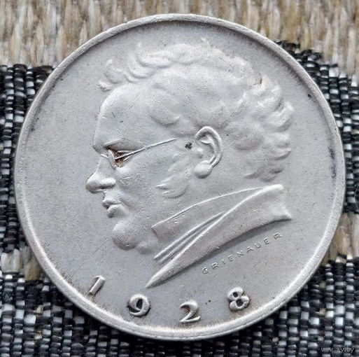 Австрия 2 шиллинг 1928 года. Серебро. Предложи свою цену или обмен!