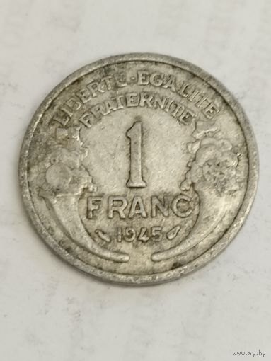 Франция 1 франк 1945