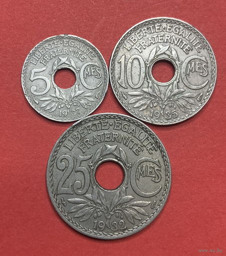 Франция 3 монеты