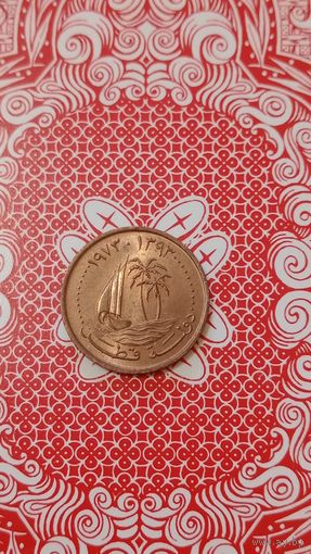 Катар 1 дирхам 1973 корабль