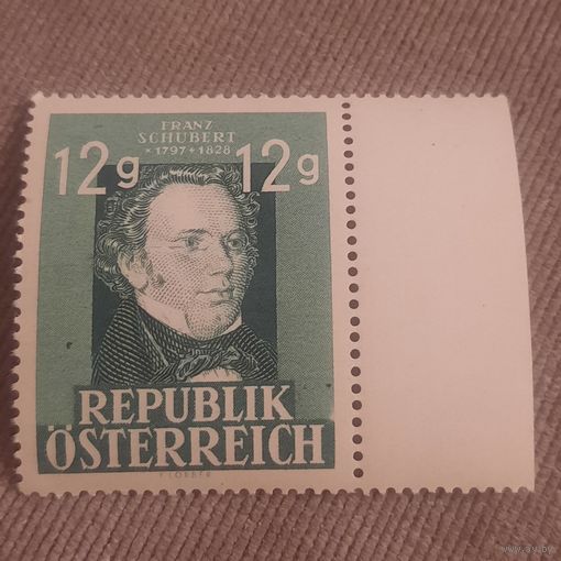 Австрия 1947. Франц Шуберт 1797-1828