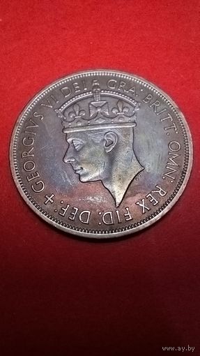 1/12 Шиллинга 1945 Джерси (Великобритания). Георг Вялый. Медь. Супер Штемпельный Нульц. (6)