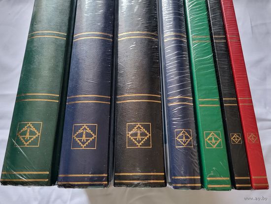 Leuchtturm Basic A4 32 черные страницы! Альбом для марок! Германия, Лейхтурм! ВОЗМОЖЕН ОБМЕН!