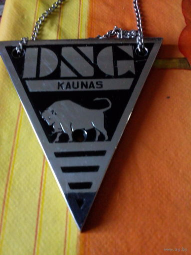 Медаль эмблема DNG Kaunas