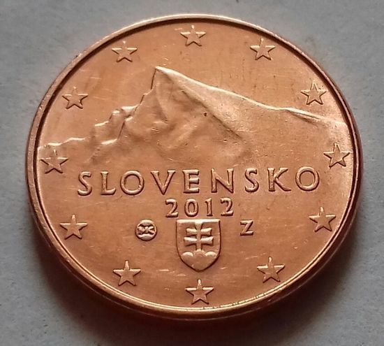 1 евроцент, Словакия 2012 г., AU