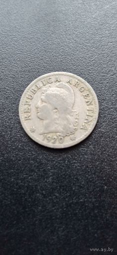 Аргентина 5 сентаво 1920 г.