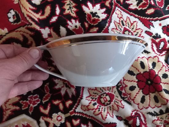 Сливочник . Соусник . Рига . Рижский фарфоровый завод