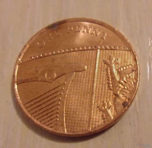 1 пенни Великобритания 2009 г.в.