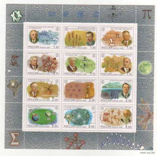 ВНИМАТЕЛЬНО ЧИТАЙТЕ ОПИСАНИЕ!2000, 28 ноября. Россия. ХХ век. Техника.Малый лист 3х4.