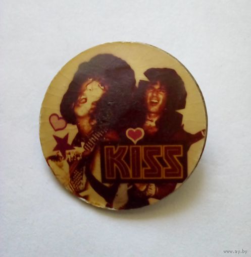 Значок Рок - группа ,,Kiss"