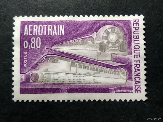 ФРАНЦИЯ \504с\ 1970 аэропоезд