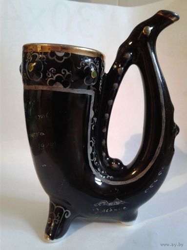 Кружка,поилка,бюветница ,фарфор ЛФЗ, 50-х.