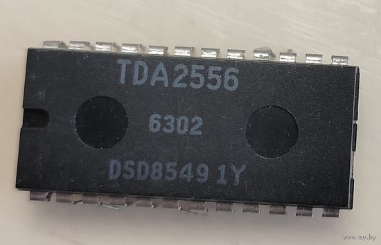 Микросхема TDA2556 : микросхема для квазираздельных звуковых систем 12V, включает два FM-демодулятора