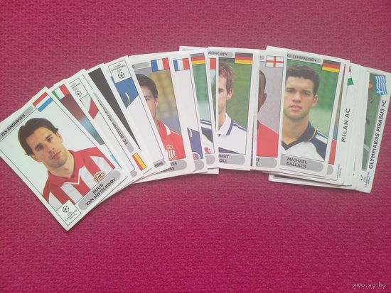 Наклейки Лига Чемпионов Panini
