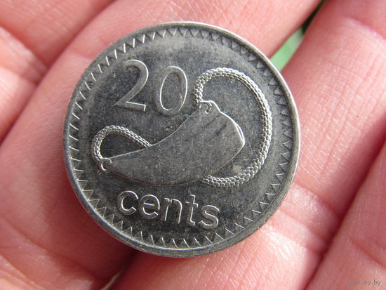 Фиджи.20 центов.2009. С 20 копеек. Распродажа коллекции. Смотрите другие лоты.