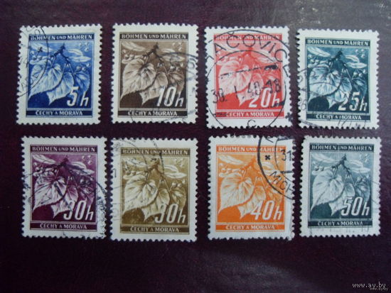 Рейх. Богемия и Моравия 1939 / 1942 BM 20, 21, 22, 23, 24, 25, 26 1941 BM 64