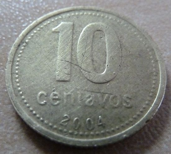 10 сентавос 2004 Аргентина