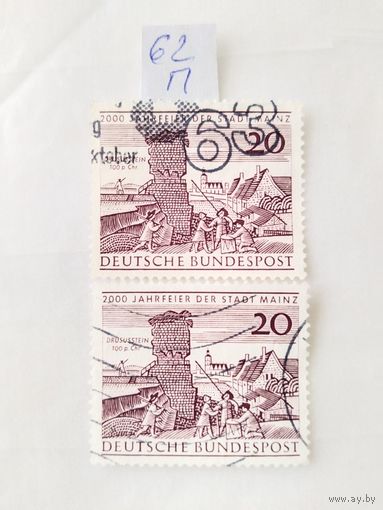 Германия 1962 1марка