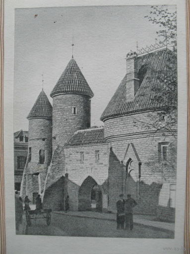 СТАРАЯ ПОДПИСАННАЯ ОТКРЫТКА. ЭСТОНИЯ. ТАЛЛИН. ЗАМОК.