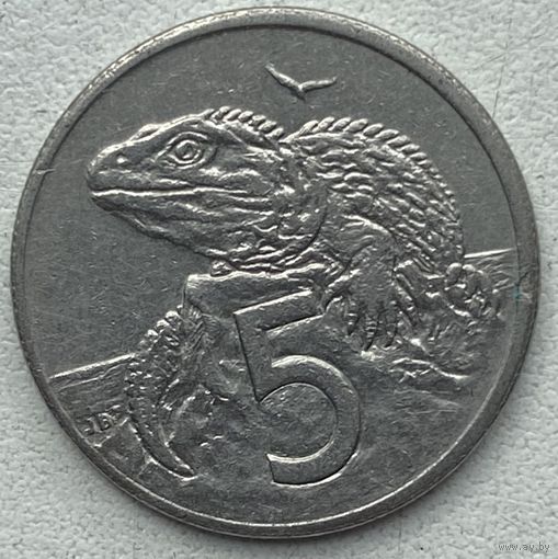Новая Зеландия 5 центов 1986 г.