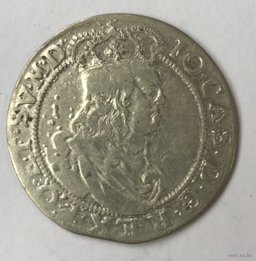 Орт - Ян Казимир - 1659 год - Редкий! - Распродажа! Смотрите другие мои лоты!