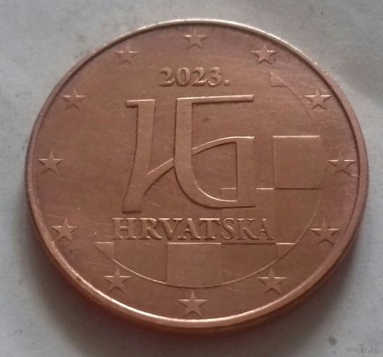 5 евроцентов, Хорватия 2023 г., AU