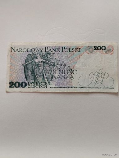 200 злотых 1986 г