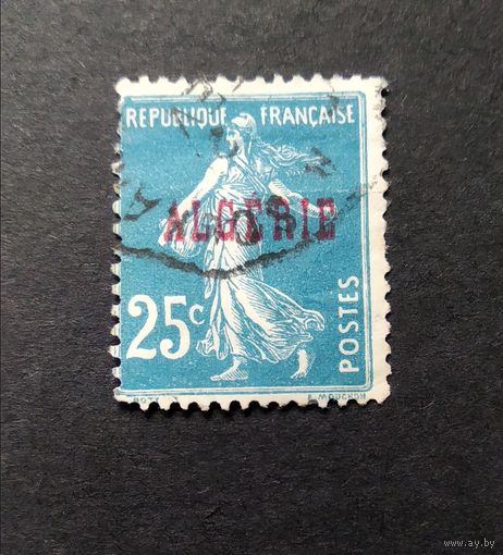 Франция.\281фк\Французский АЛЖИР - 1924-25, Марианна-сеятельница,надпеч.