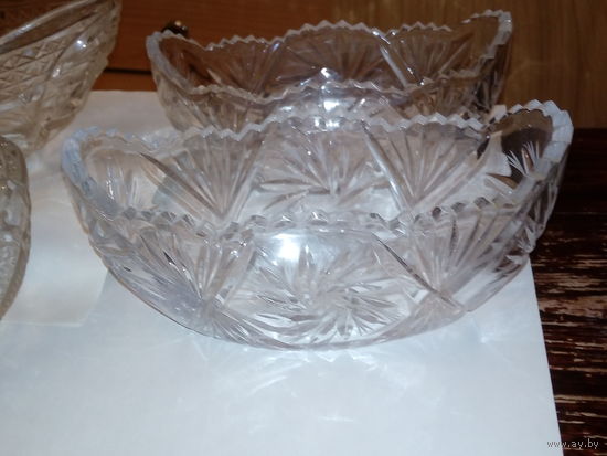 Салатник  хрусталь