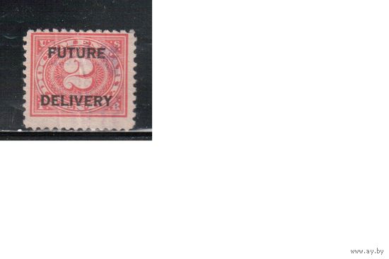 США-1918(Скотт. RС1) , гаш. , REVENUE, Служебные марки, Надп.-Future Delivery