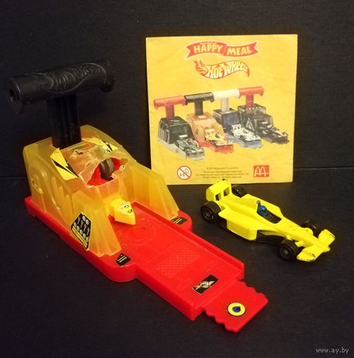 МакДональдс. Хэппи Мил. Happy Meal. "Hot Wheels". 2001г. + Вкладыш.