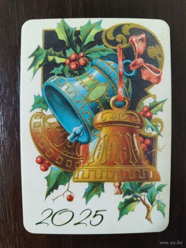 Календарик карманный 2025г Новый год