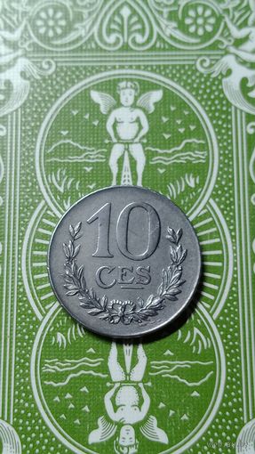 Люксембург 10 сантимов 1918