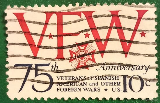 США 11 марта 1974. 75 летие организации Ветераны зарубежный войн VFW