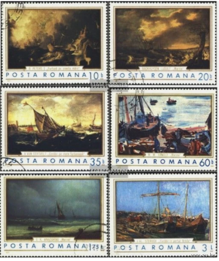 Румыния 1971 море живопись
