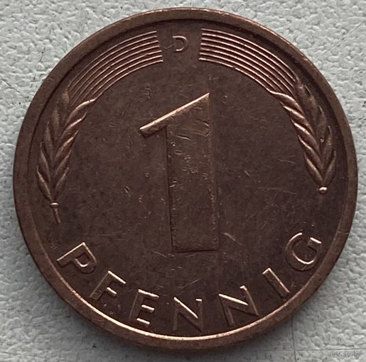 Германия 1 пфенниг 1994 г. D