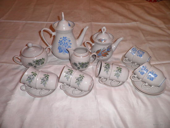 Сервиз кофейный 2 шт.(остатки) МФЗ.С рубля.