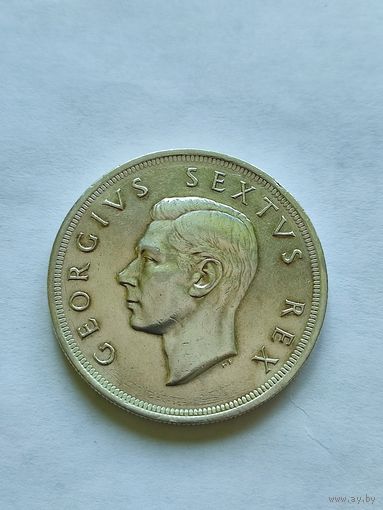 5 шиллингов 1952, серебро