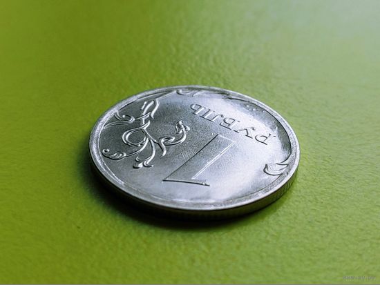 Россия (РФ). 1 рубль 2017, ММД. Брак заготовки. Торг.