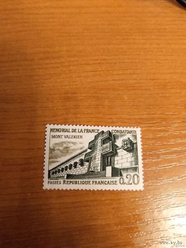 1962 Франция монумент бойцам сопротивления война чистая клей MNH**(5-1)