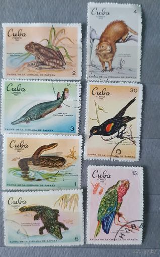 Куба фауна 7шт