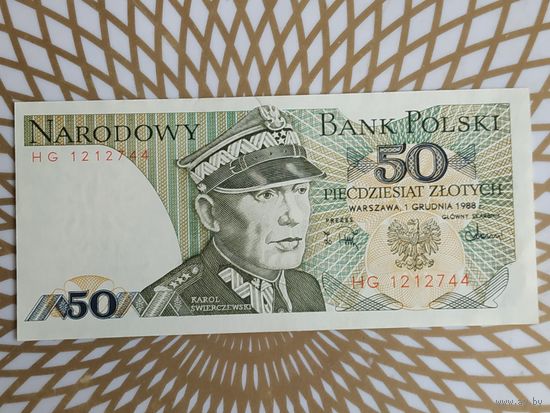 Польша 50 злотых 1988 год.