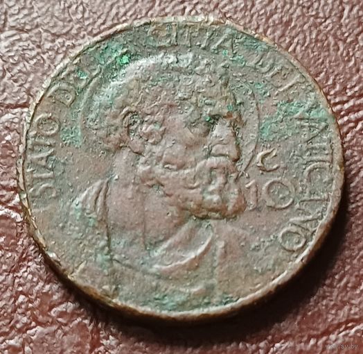 Ватикан 10 чентезимо, 1936 ( 2-2-2 )