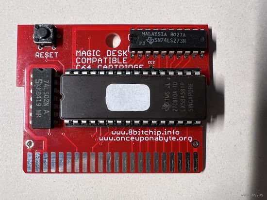 Картридж для Commodore 64 с 3 играми, совместим с Magic Desk