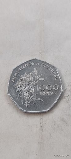 Сан томе и Принсипи 1000 добрас 1997