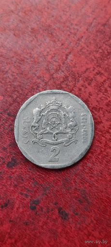 Марокко 2 дирхам 2002