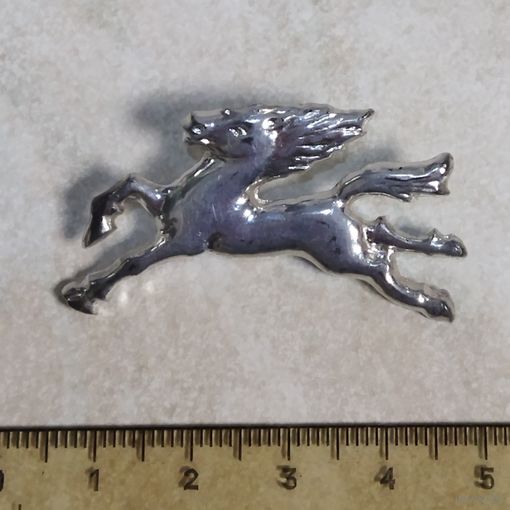 Значок. Лошадка, конь, год Лошади. Пластик. СССР.